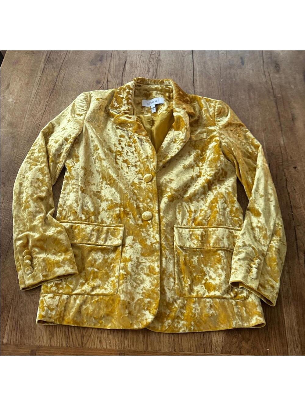 Derek Lam 10 Crosby Crushed Velvet Blazer Sz 0
